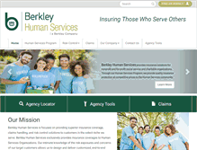 Tablet Screenshot of berkleyhumanservices.com